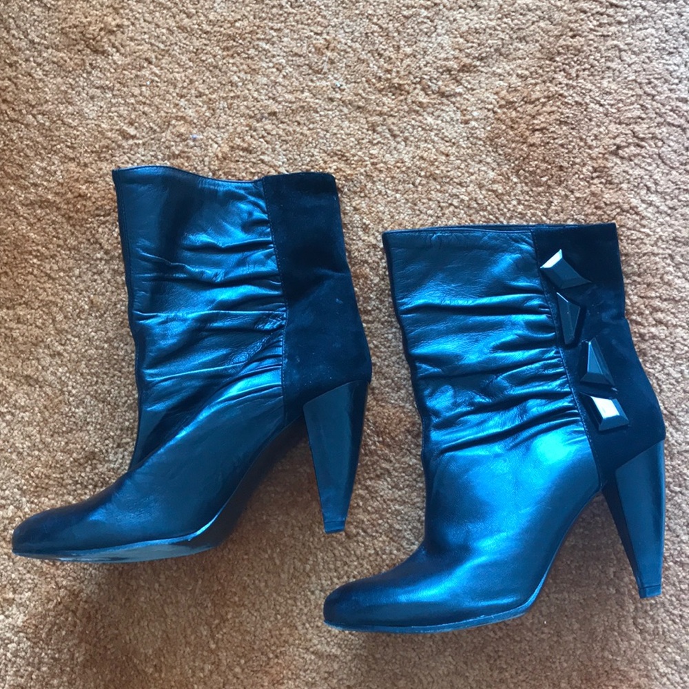 Miss Sixty Leather Booties 40 EU
